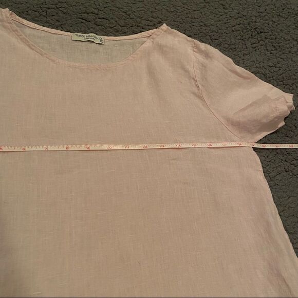 Terzo Millennio 100% Linen Top - Picture 11 of 12